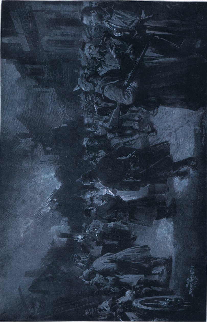 Une pause dans les combats, de Hindenburg publié par Daterlandijrcher Derlag & H Weller Berlin - Felix (after) Schwormstadt