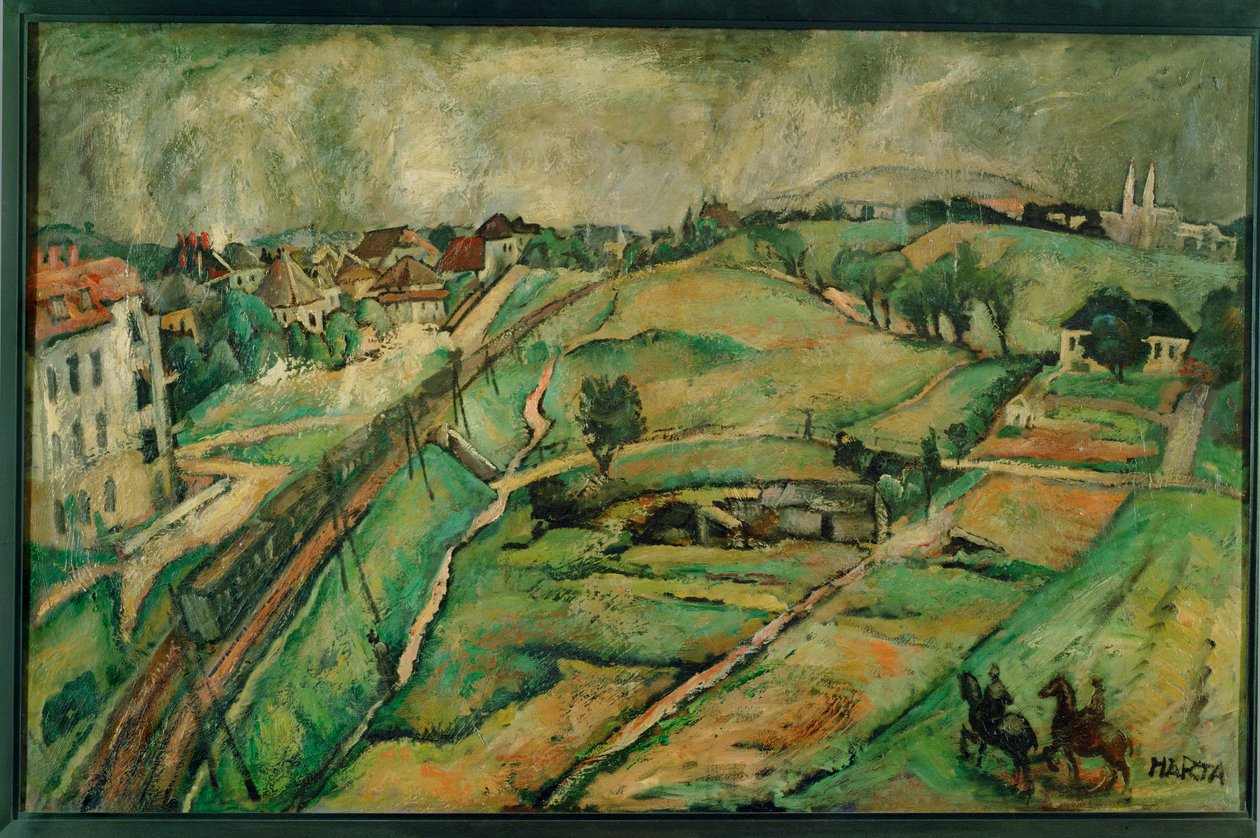Paysage à Unter-St ... (painting on canvas) - Felix Albrecht Harta