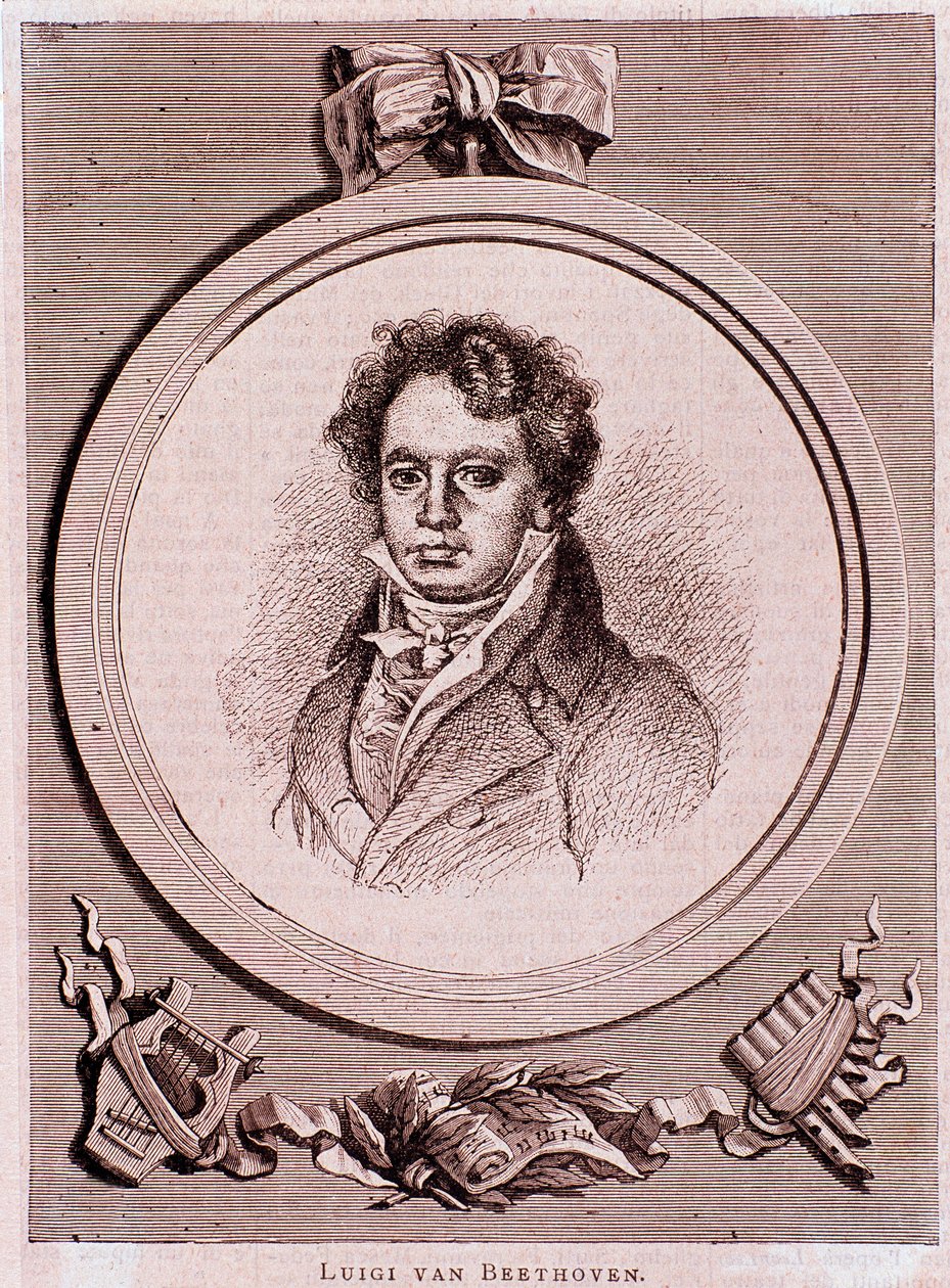 Portrait du compositeur allemand Ludwig van Beethoven - Felix Auguste Clement