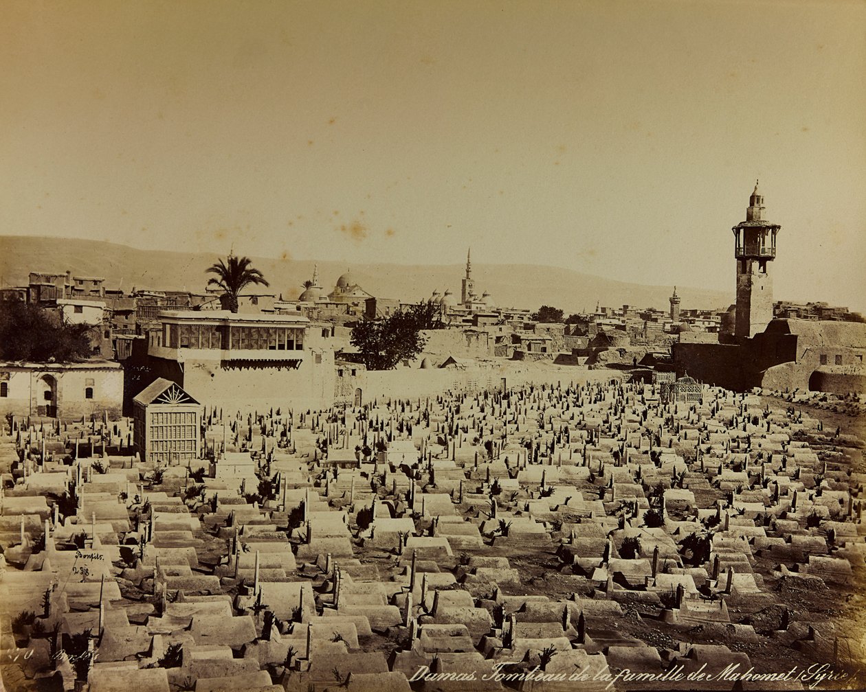 Album Damas et Baalbek: cimetière familial de Mohammed à Damas - Félix Bonfils