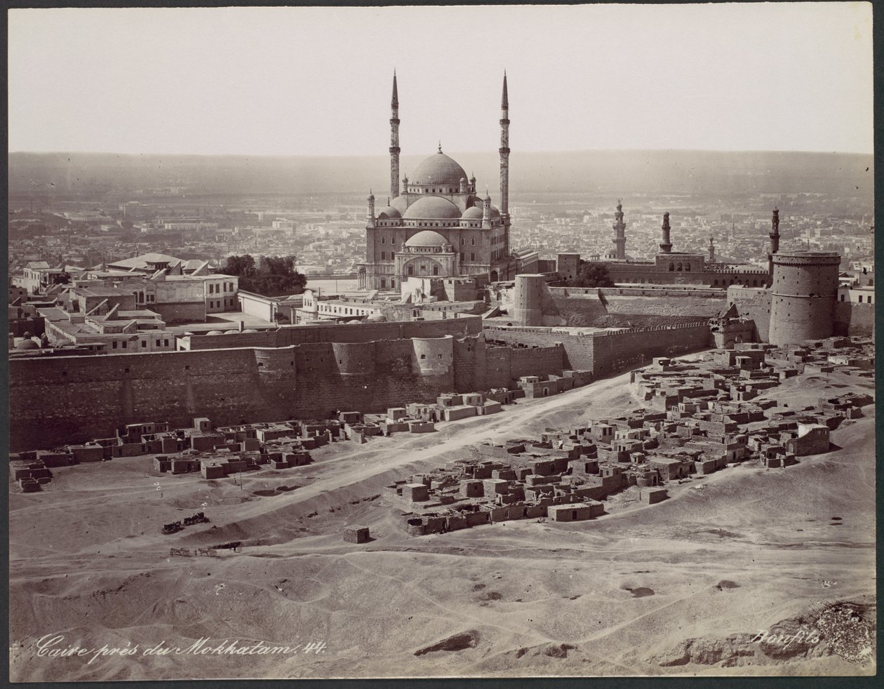 Caire près du Mokkatam - Félix Bonfils