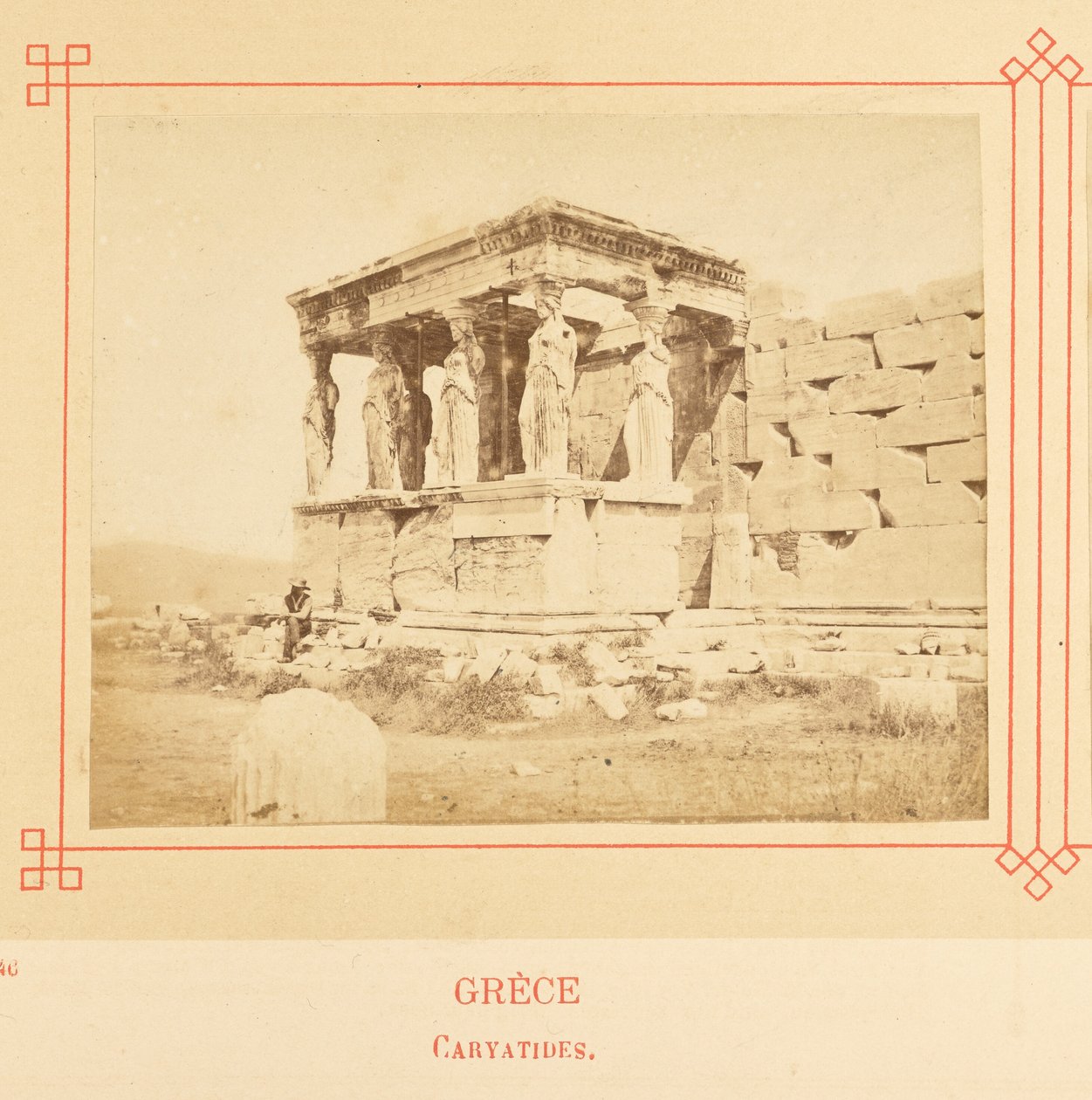 Caryatides. - Félix Bonfils