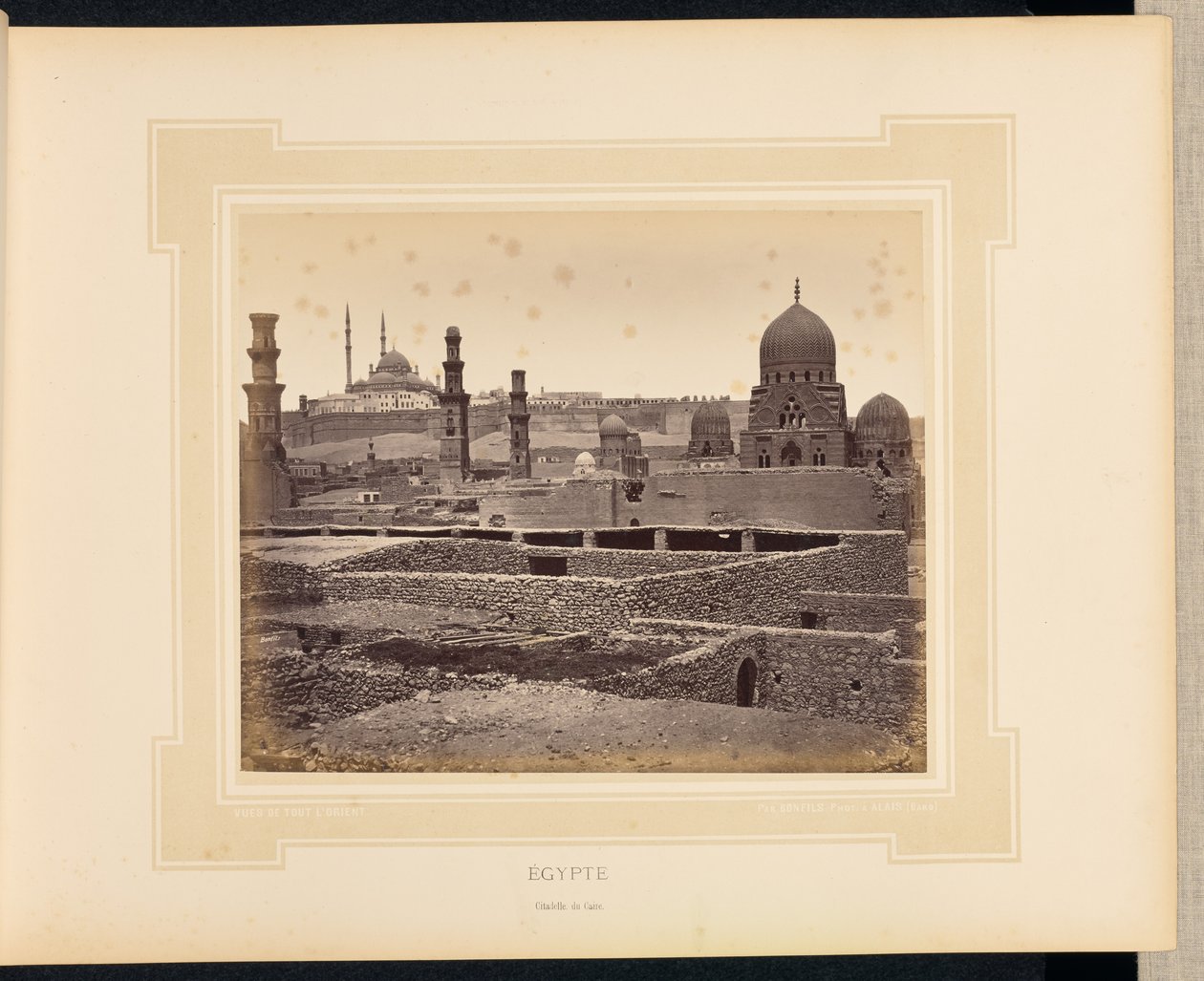 Égypte : Citadelle du Caire - Félix Bonfils