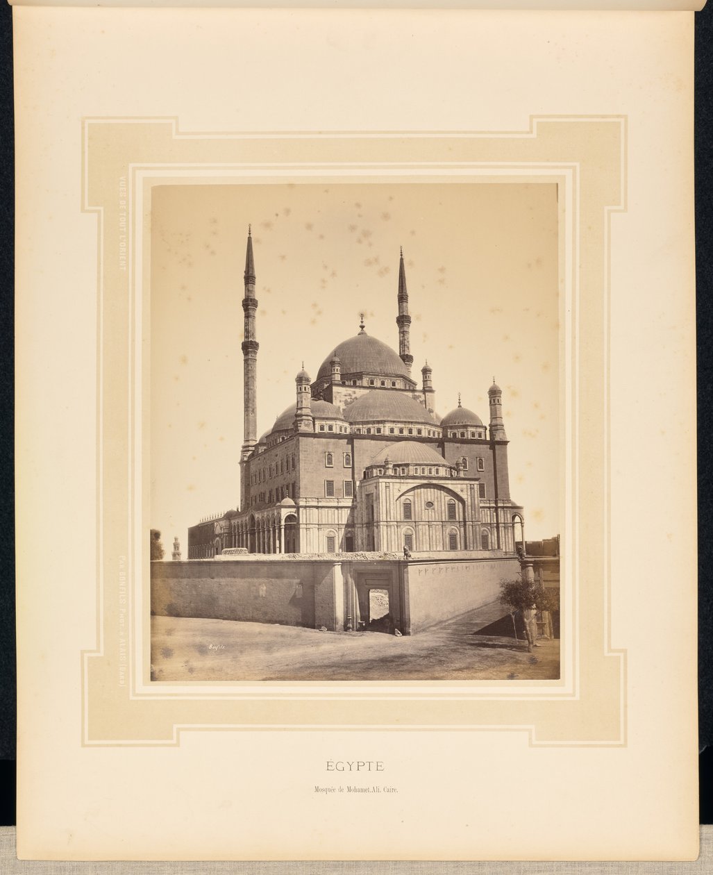Égypte : mosquée de Mohammed Ali, Le Caire - Félix Bonfils