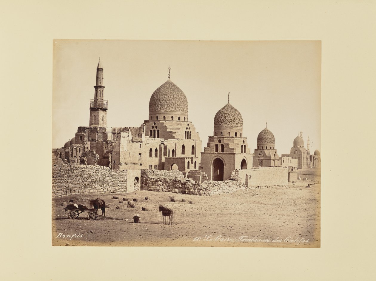 Le Caire, tombeaux des califes - Félix Bonfils