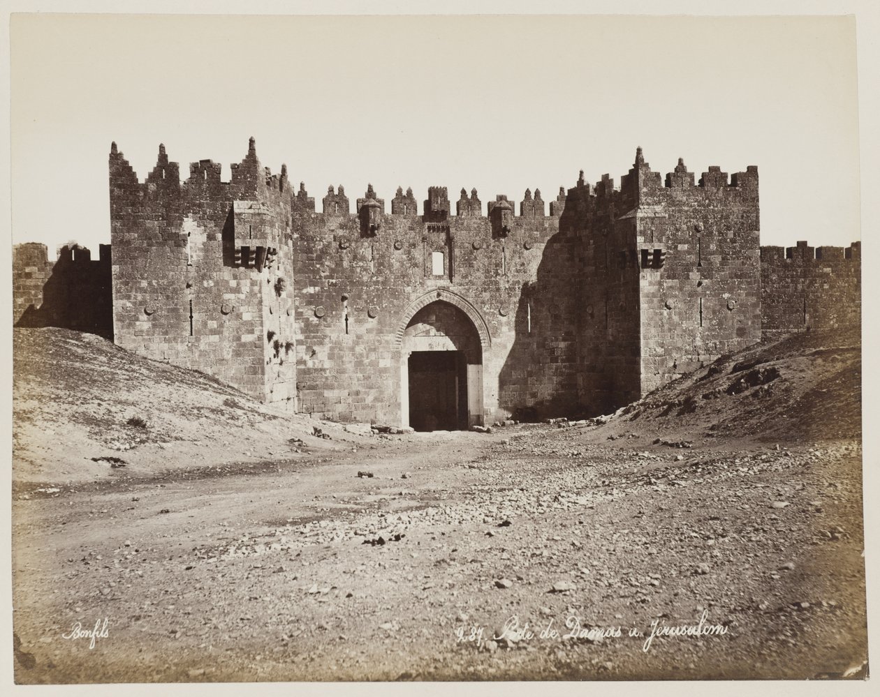 Porte des Perles de Jérusalem n° 287 - Félix Bonfils
