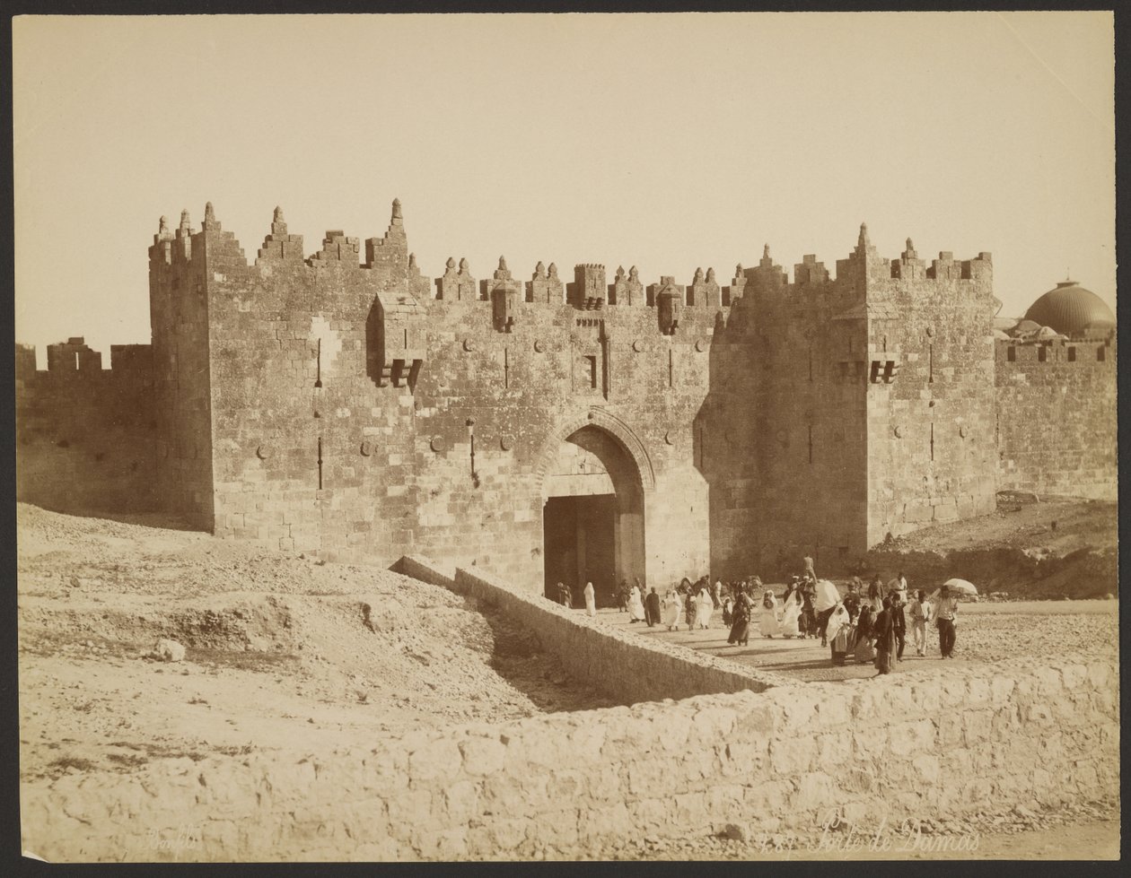 Porte de Damas - Félix Bonfils