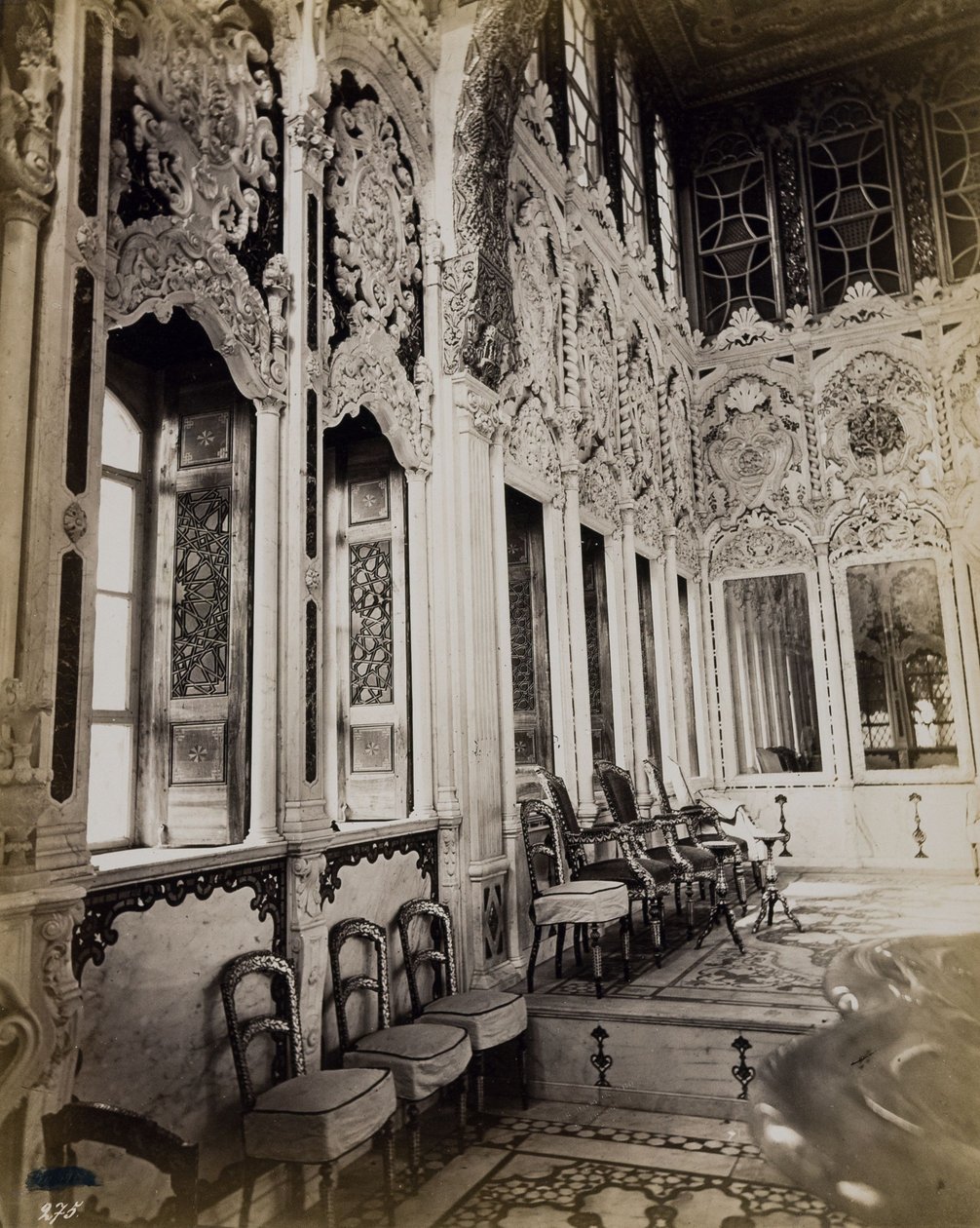 Riche maison à Damas - Félix Bonfils