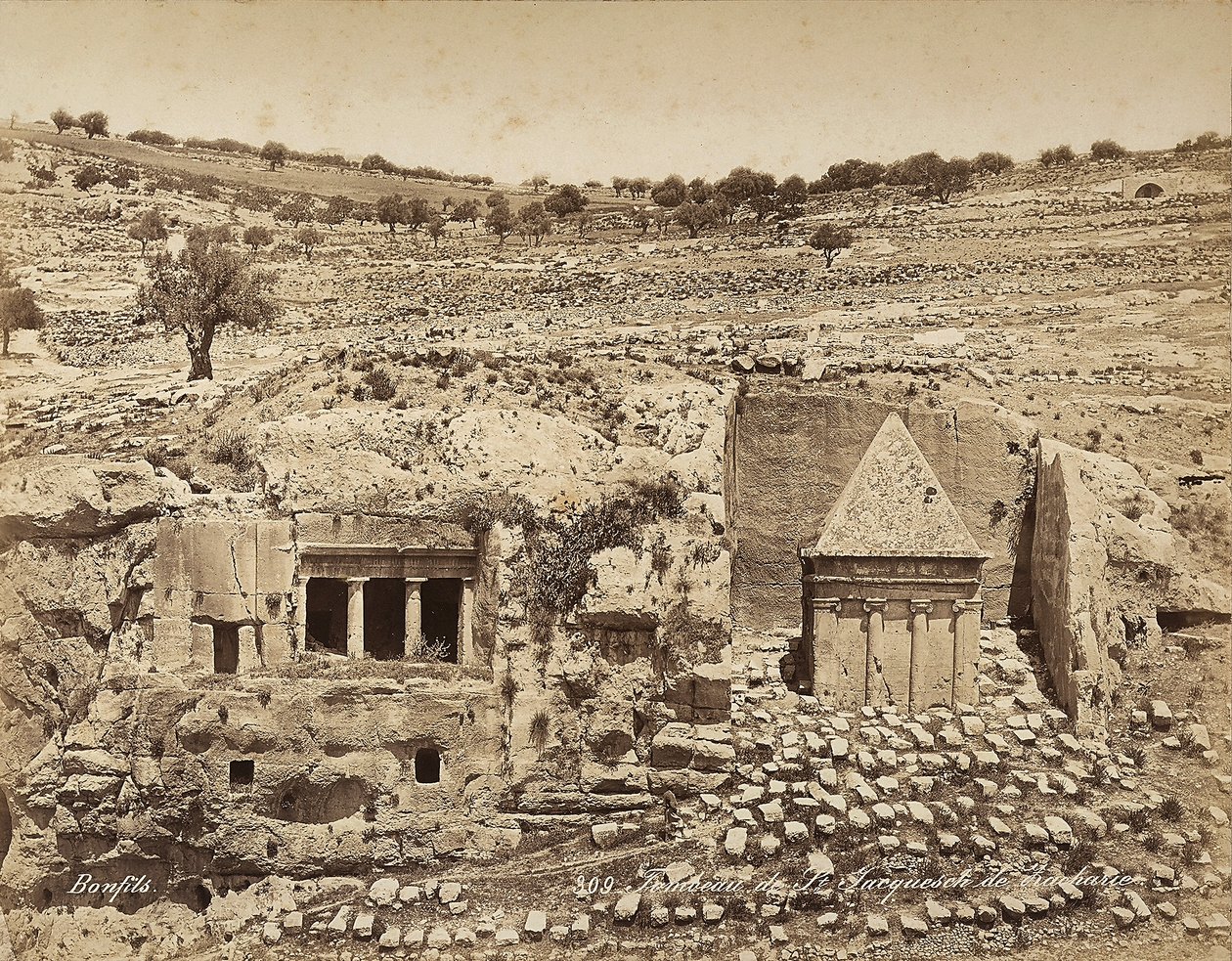 Tombe de Saint Jérôme en Palestine - Félix Bonfils