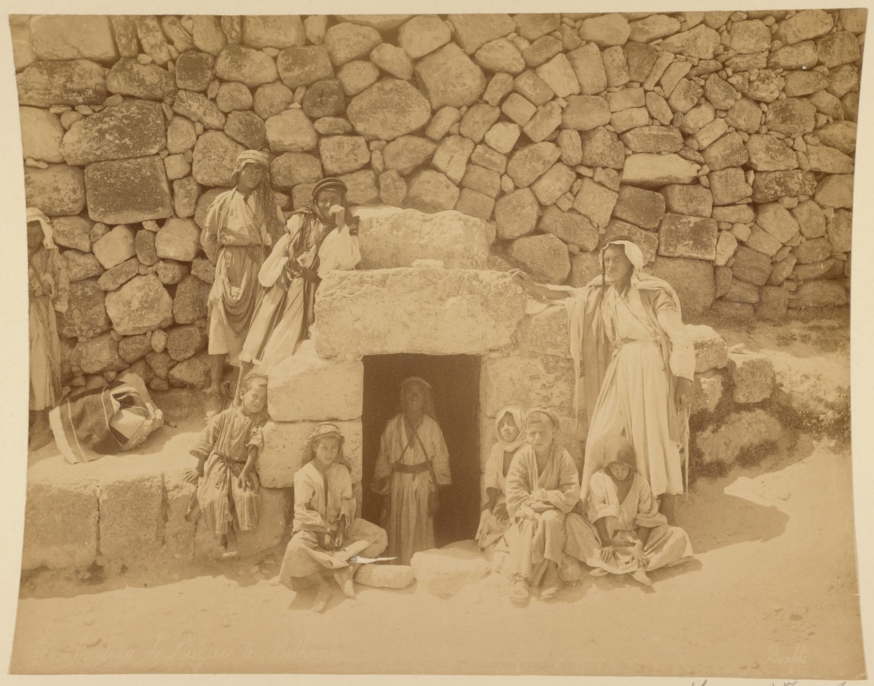 Tombeau de Lazare à Bethanie - Félix Bonfils