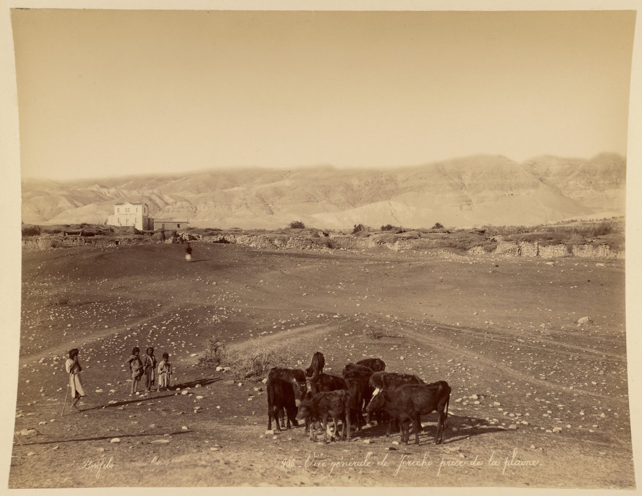 Vue générale de Jéricho prise de la plaine - Félix Bonfils