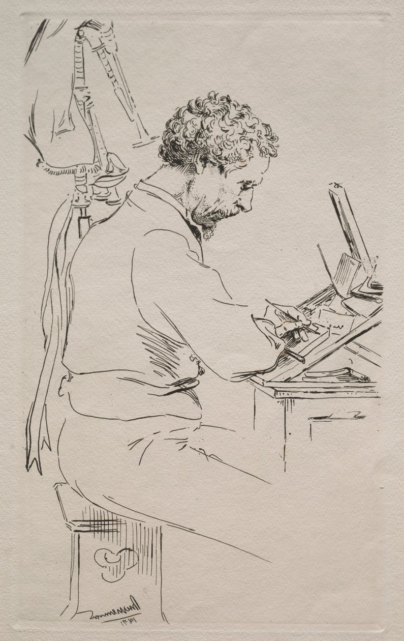 Charles Kean, 1871 - Felix Bracquemond