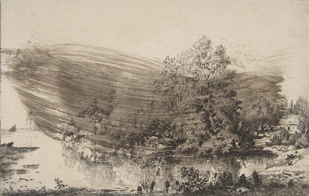Métairie sur les bords de l