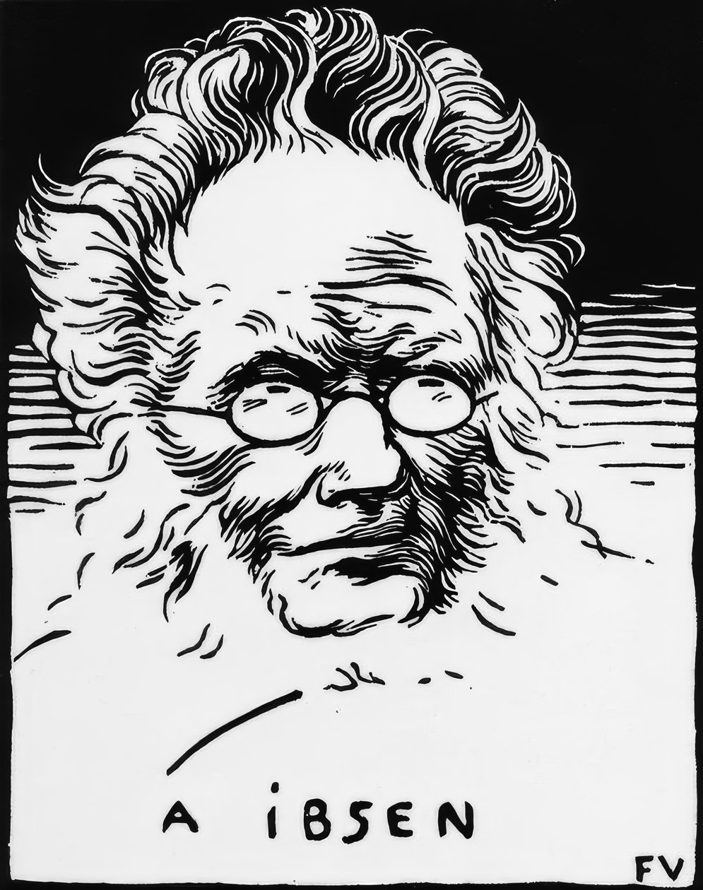 À Ibsen (Pour Ibsen) - Felix Edouard Vallotton