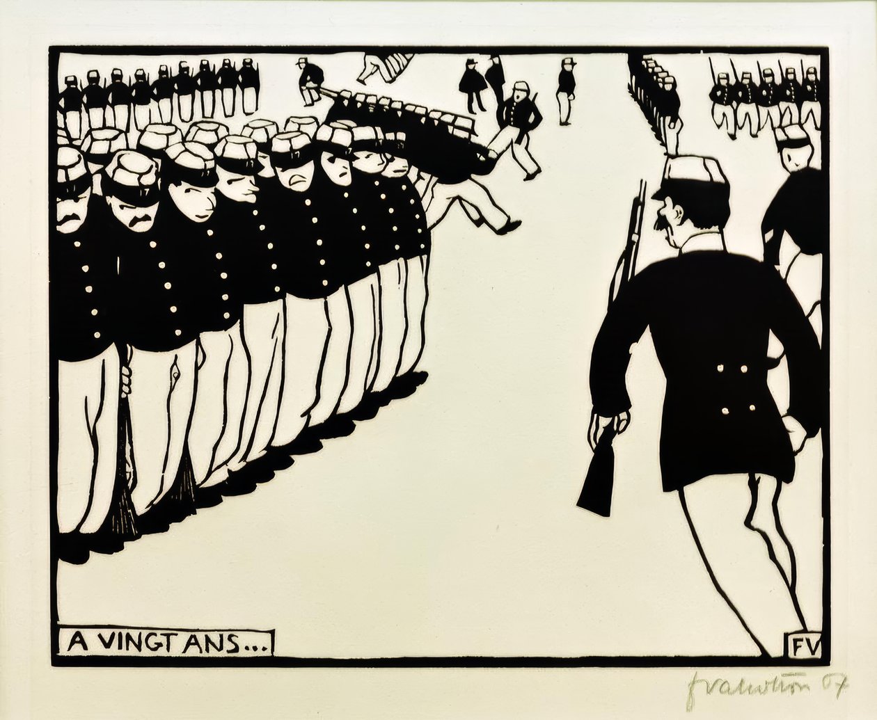 À vingt ans... - Felix Edouard Vallotton