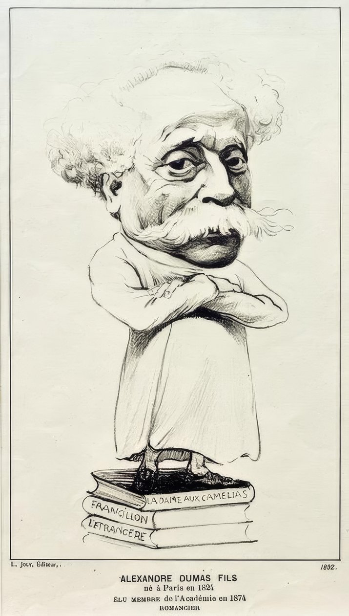 Alexandre Dumas Fils - Felix Edouard Vallotton