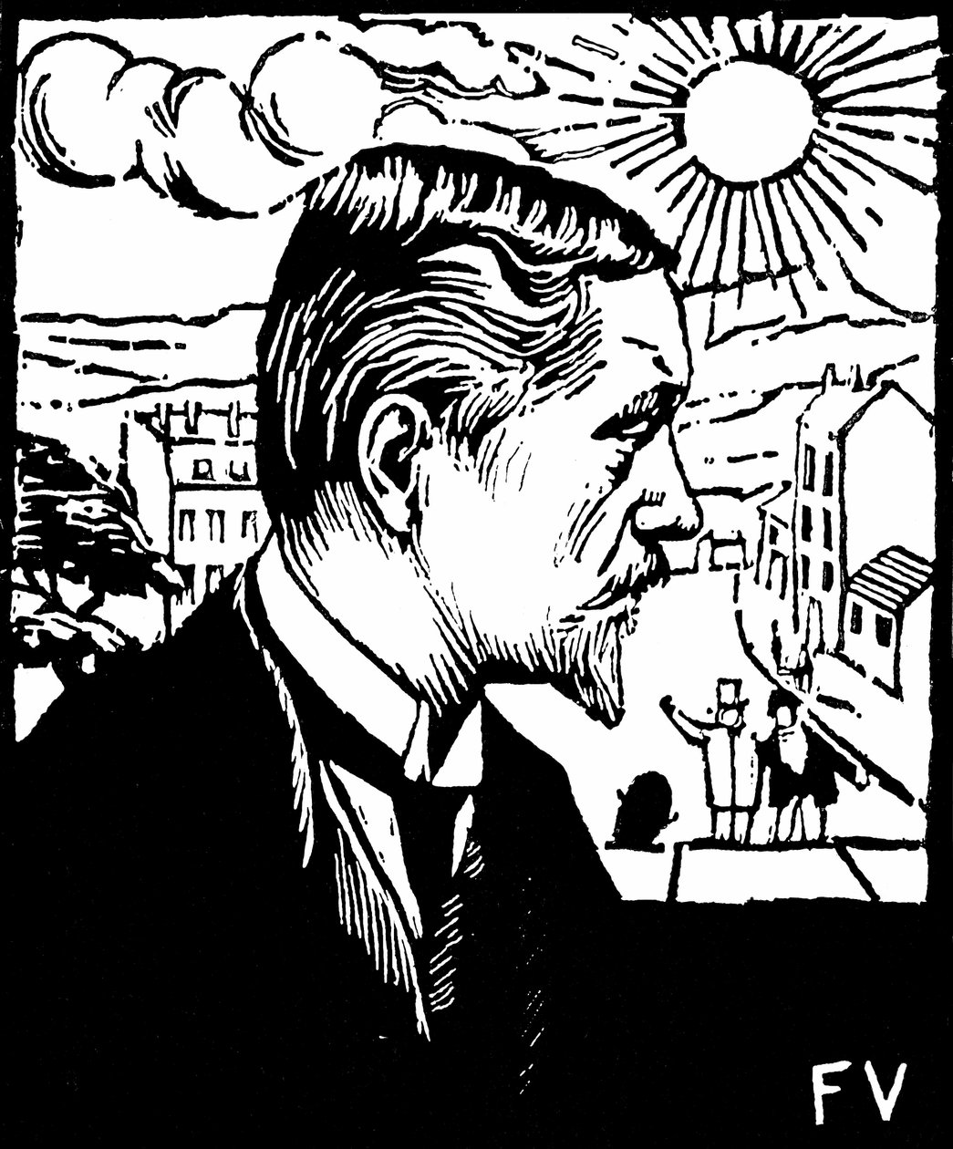Autoportrait - Felix Edouard Vallotton