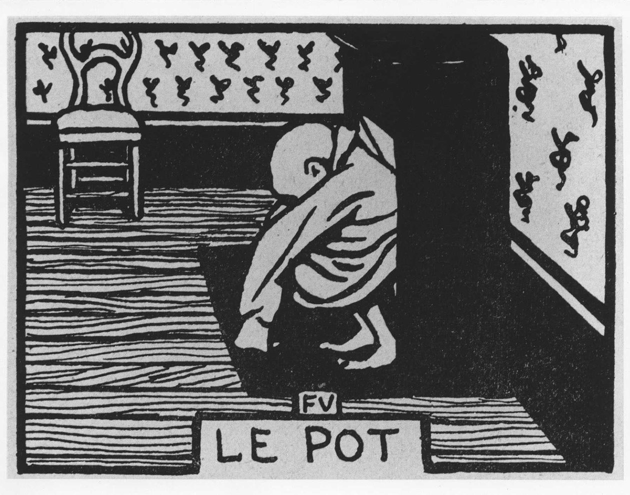 Carrot Poil: « le pot », Jules Renard, illustration de Félix Vallotton, éd. Flammarion - Felix Edouard Vallotton