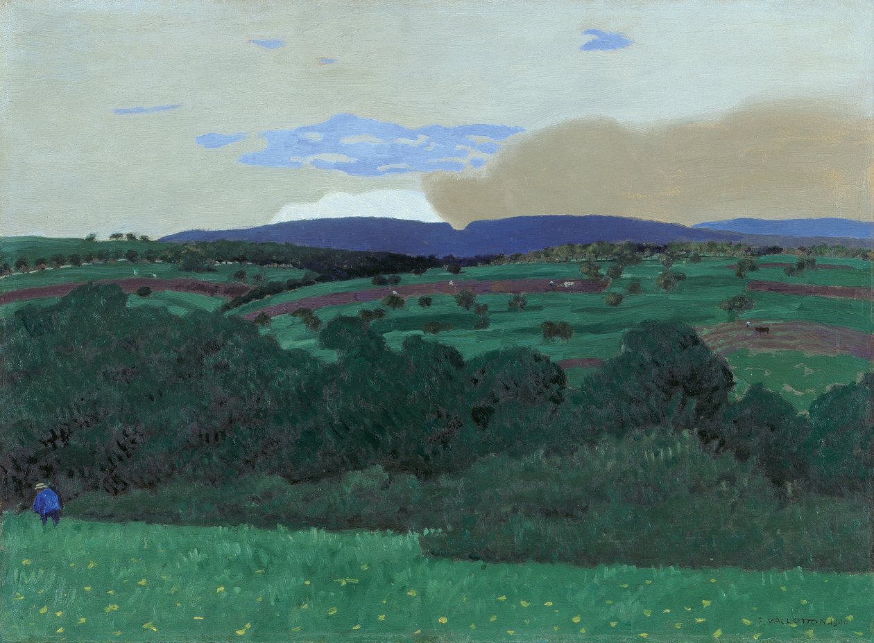 Environs de Lausanne, 1900 - Felix Edouard Vallotton
