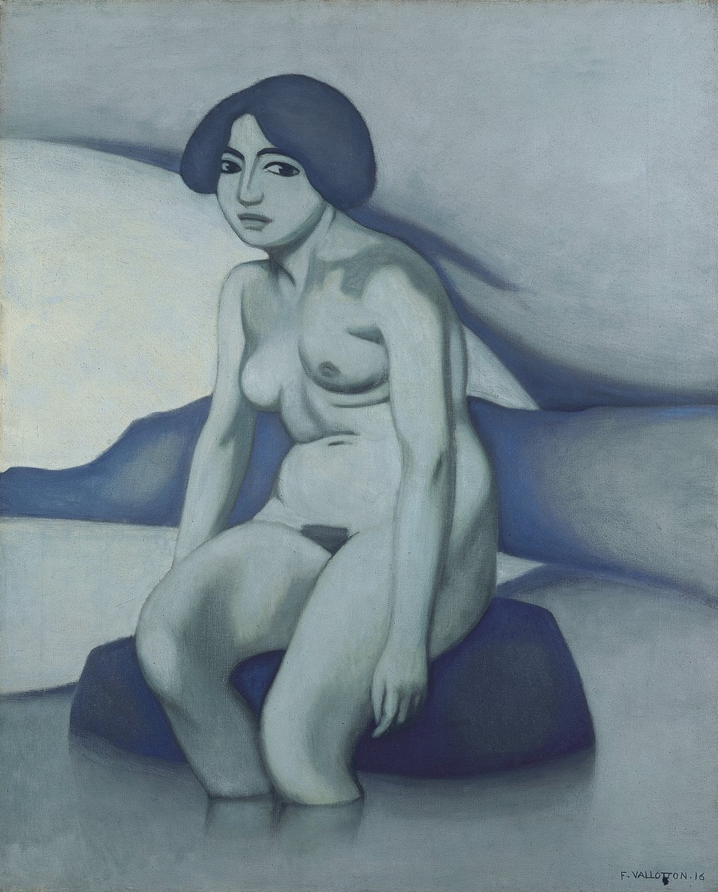 Nu vert, 1916 - Felix Edouard Vallotton