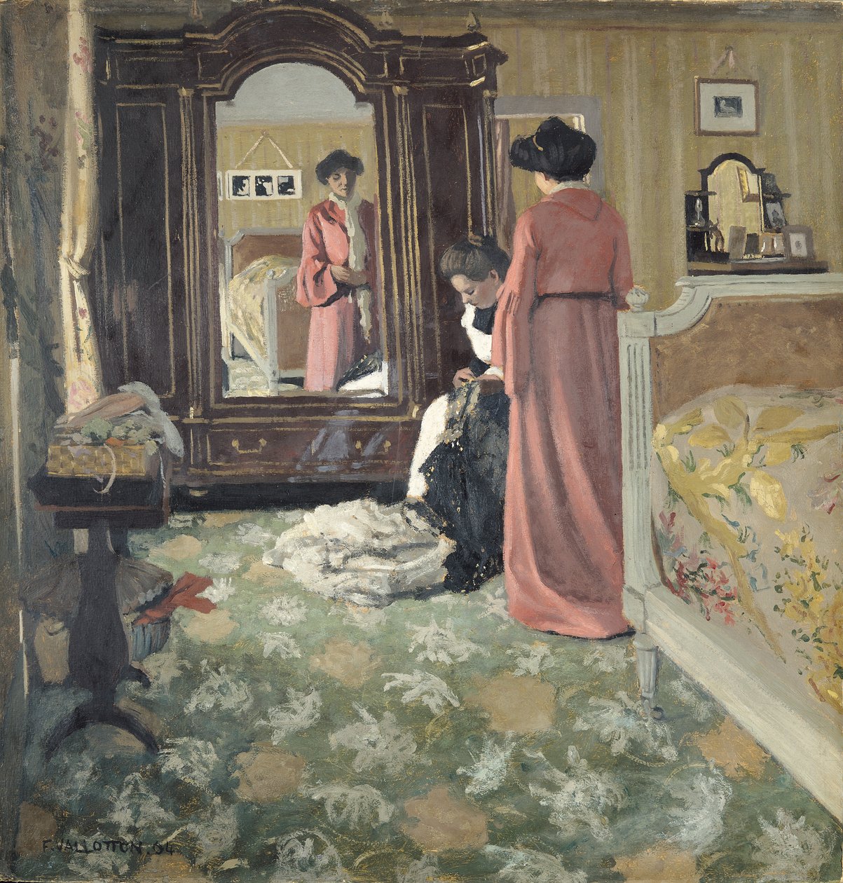 Intérieur - Felix Edouard Vallotton
