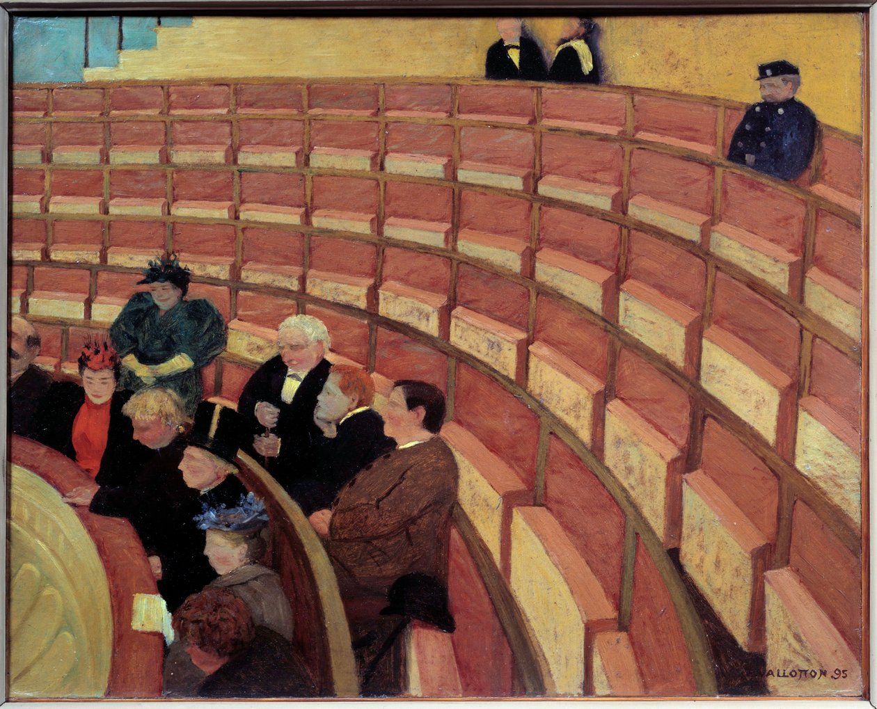 La troisième galerie au Théâtre du Châtelet - Felix Edouard Vallotton