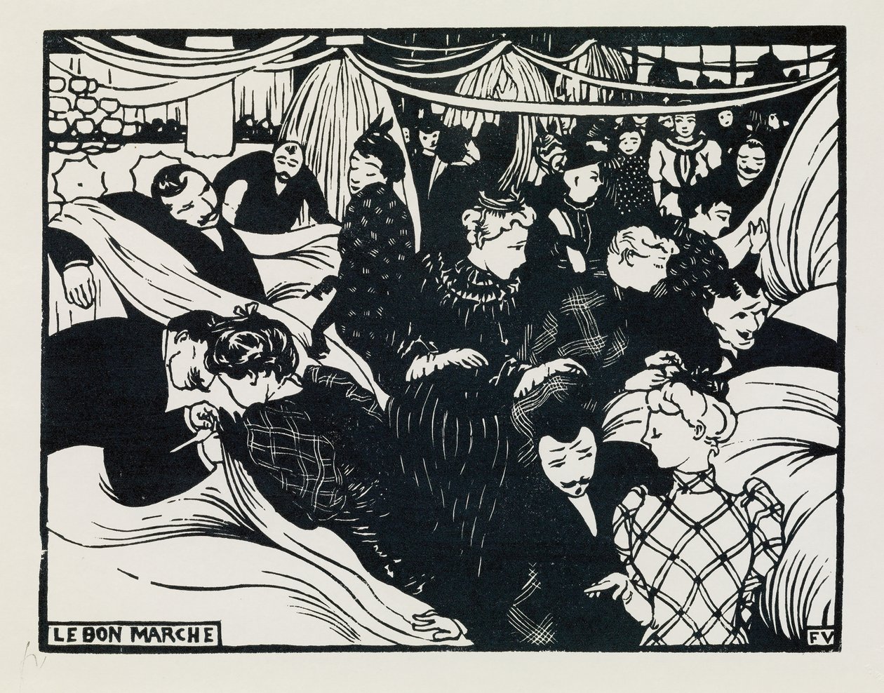 Le Bon Marché, 1893 - Felix Edouard Vallotton