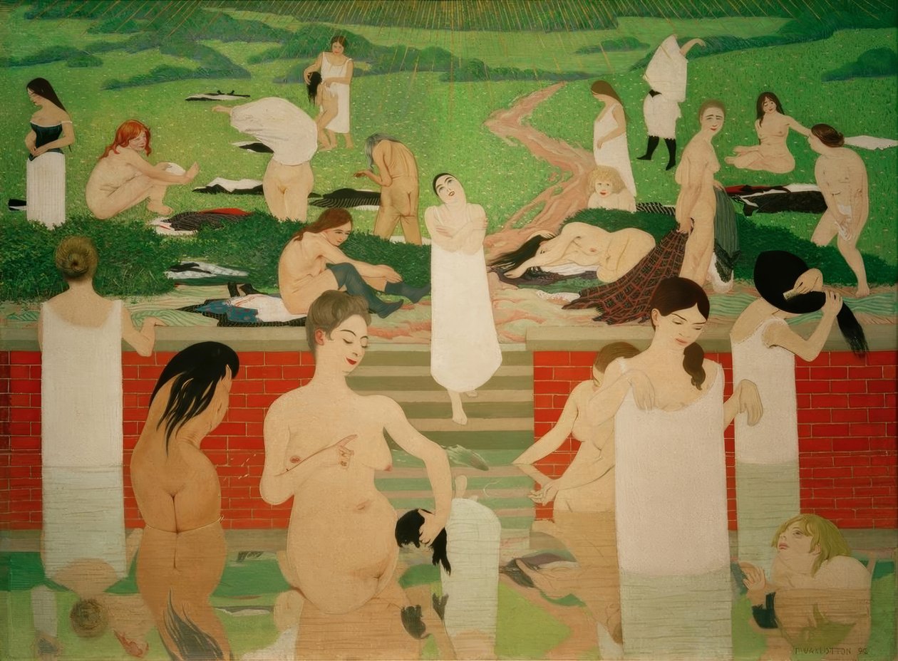 Le bain au soir d’été - Felix Edouard Vallotton