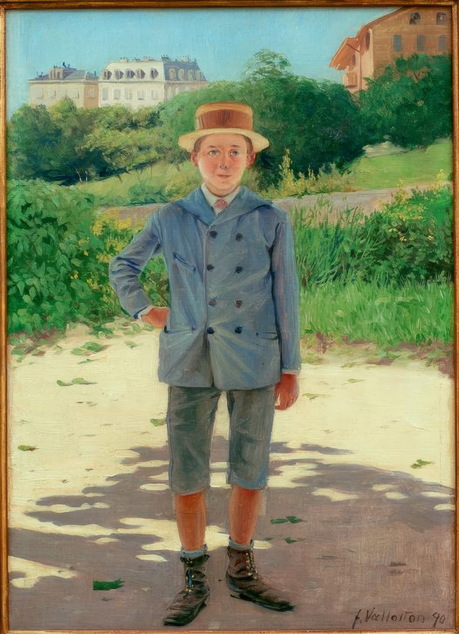 Portrait du jeune Delisle - Felix Edouard Vallotton