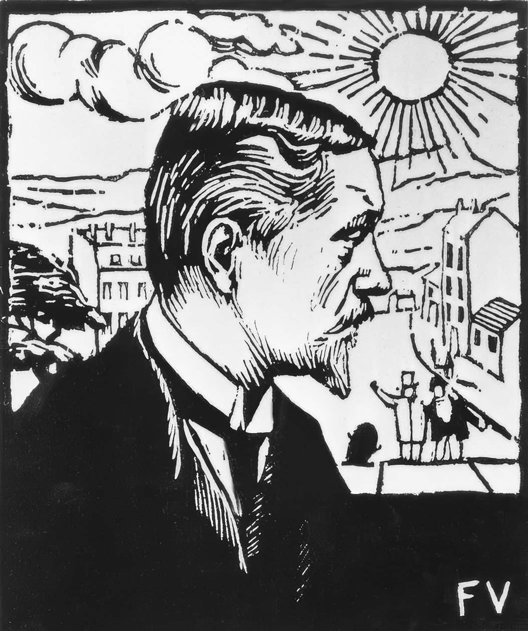 Autoportrait - Felix Edouard Vallotton