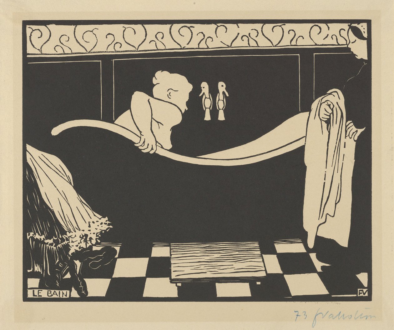 Le Bain, 1894 - Felix Edouard Vallotton