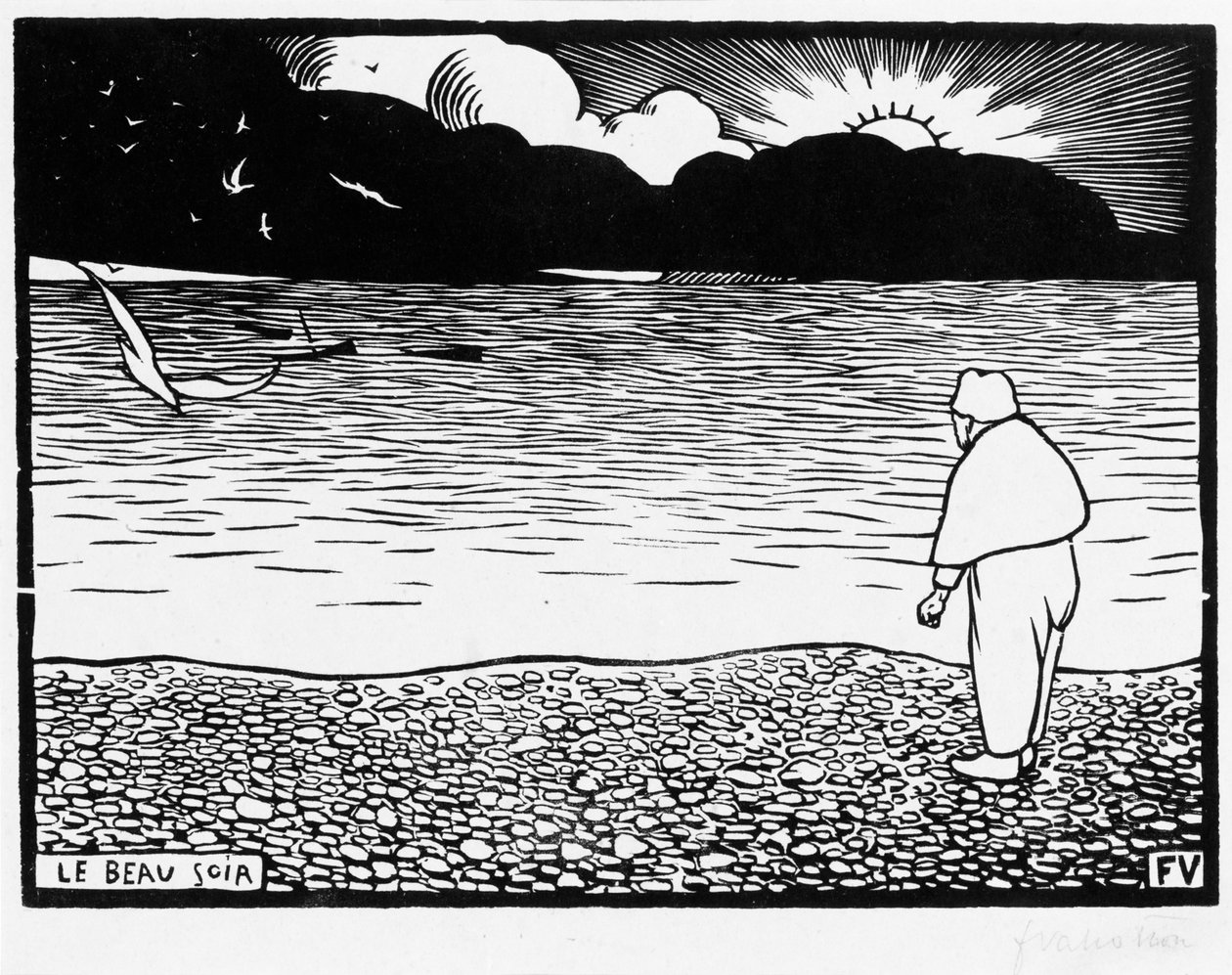 Le beau soir, 1892 - Felix Edouard Vallotton