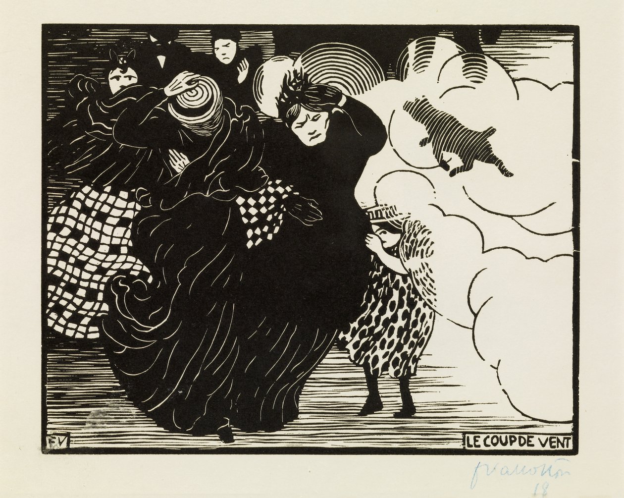 La tempête, 1894 - Felix Edouard Vallotton