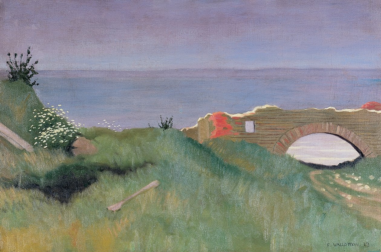 Les ruines, Villerville - Felix Edouard Vallotton