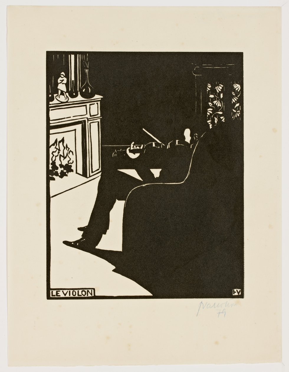 Le Violon, de la série "Instruments de musique", 1896-97 - Felix Edouard Vallotton