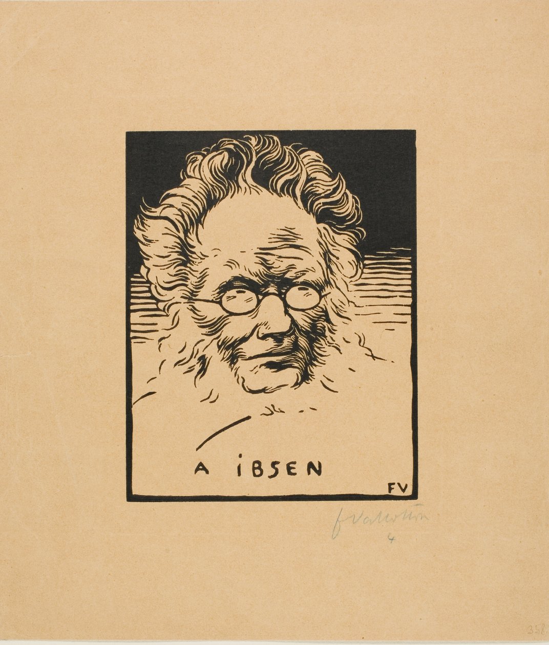 À Ibsen - Felix Edouard Vallotton
