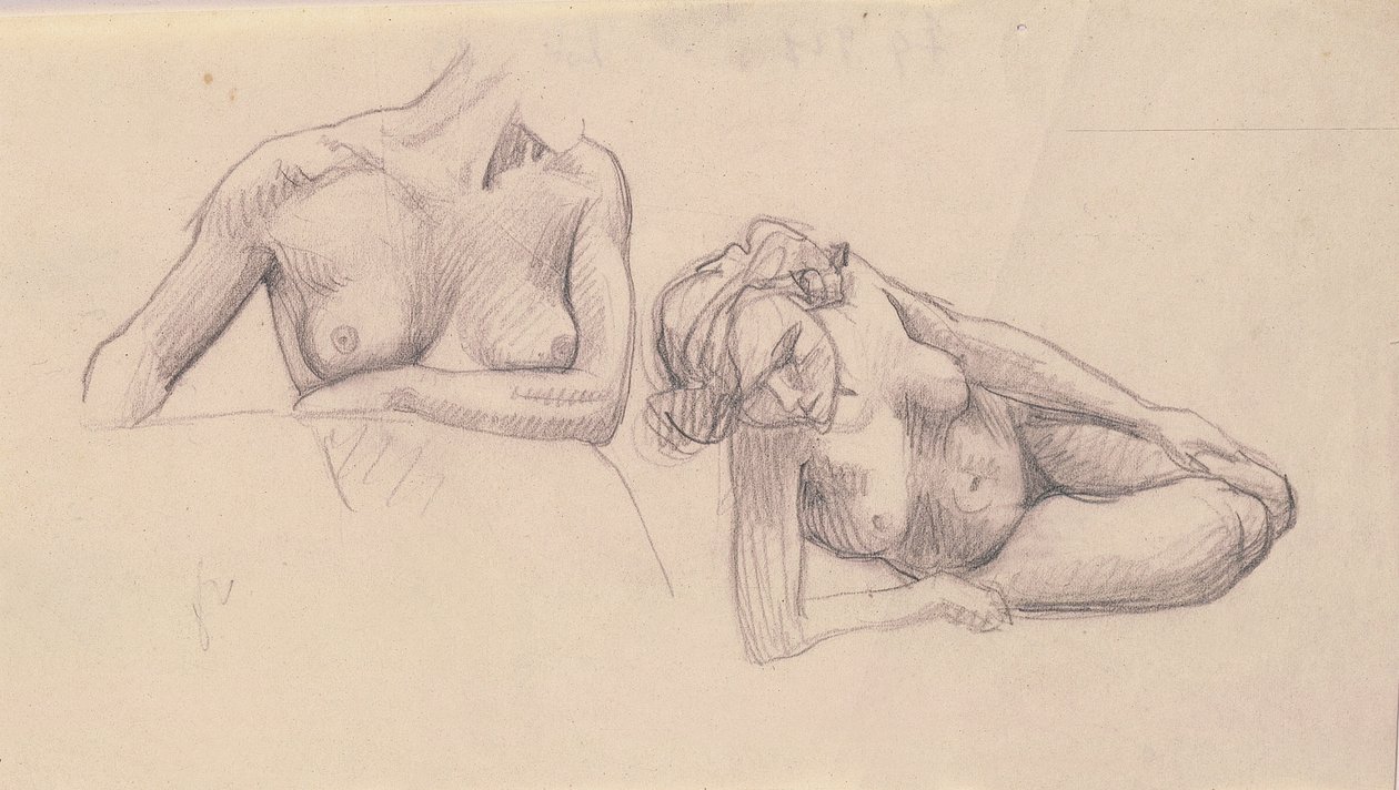 Deux études de nus féminins - Felix Edouard Vallotton