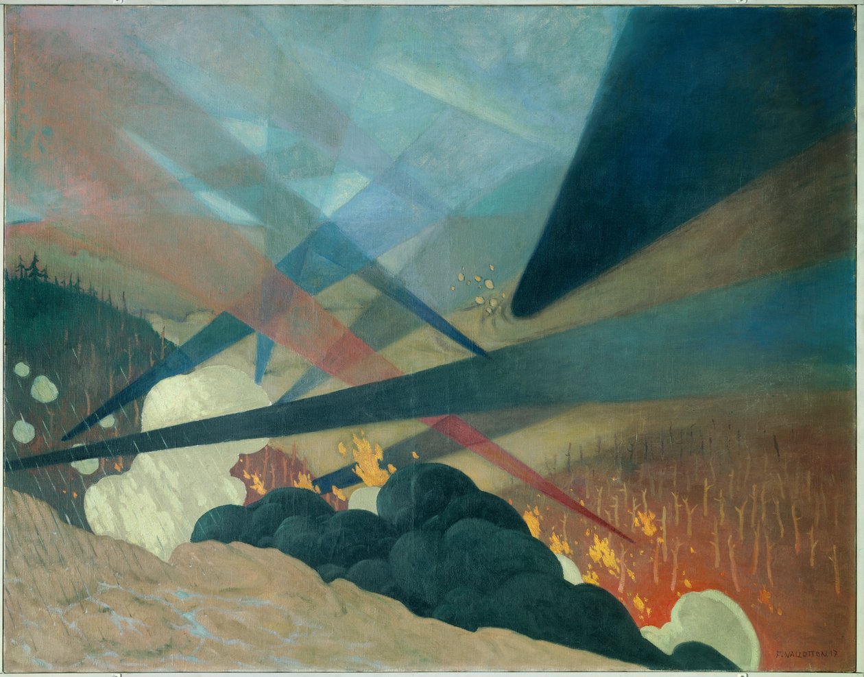 Première Guerre mondiale : Verdun - Felix Edouard Vallotton