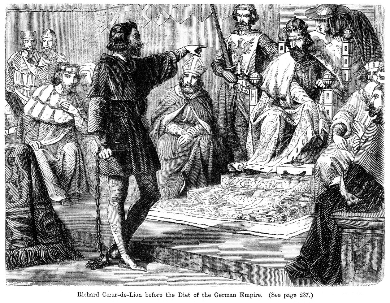 Richard Ier 1157-1199 devant la Diète de l
