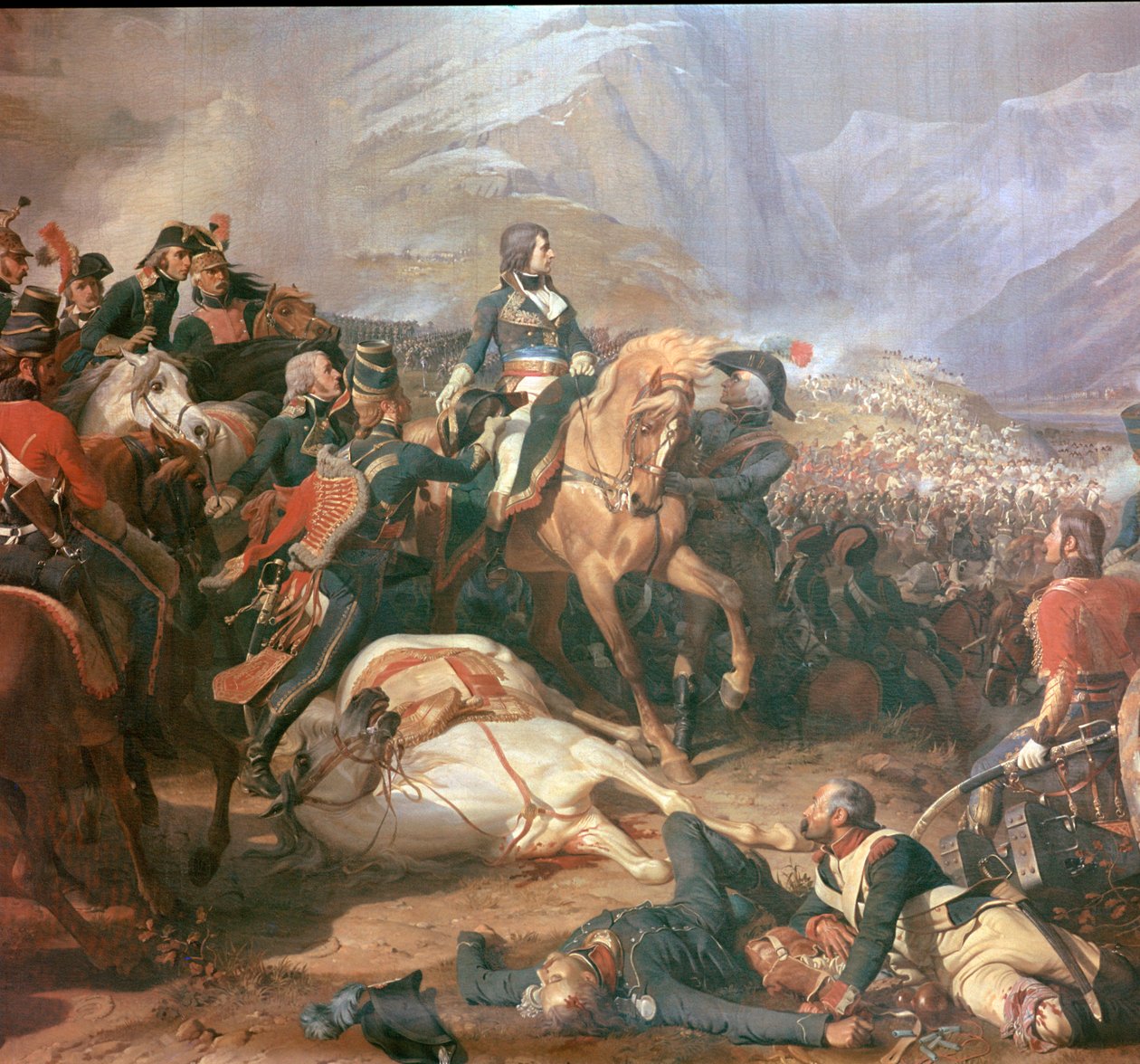 Napoléon à la bataille de Rivoli - Felix Henri Emmanuel Philippoteaux