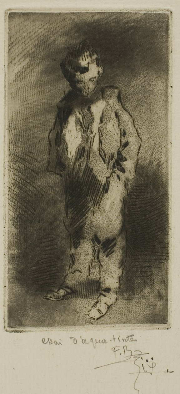 Un jeune gamin des rues - Felix Hilaire Buhot