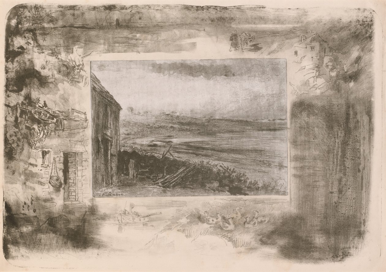 Chaumière de pêcheur, 1892 - Felix Hilaire Buhot