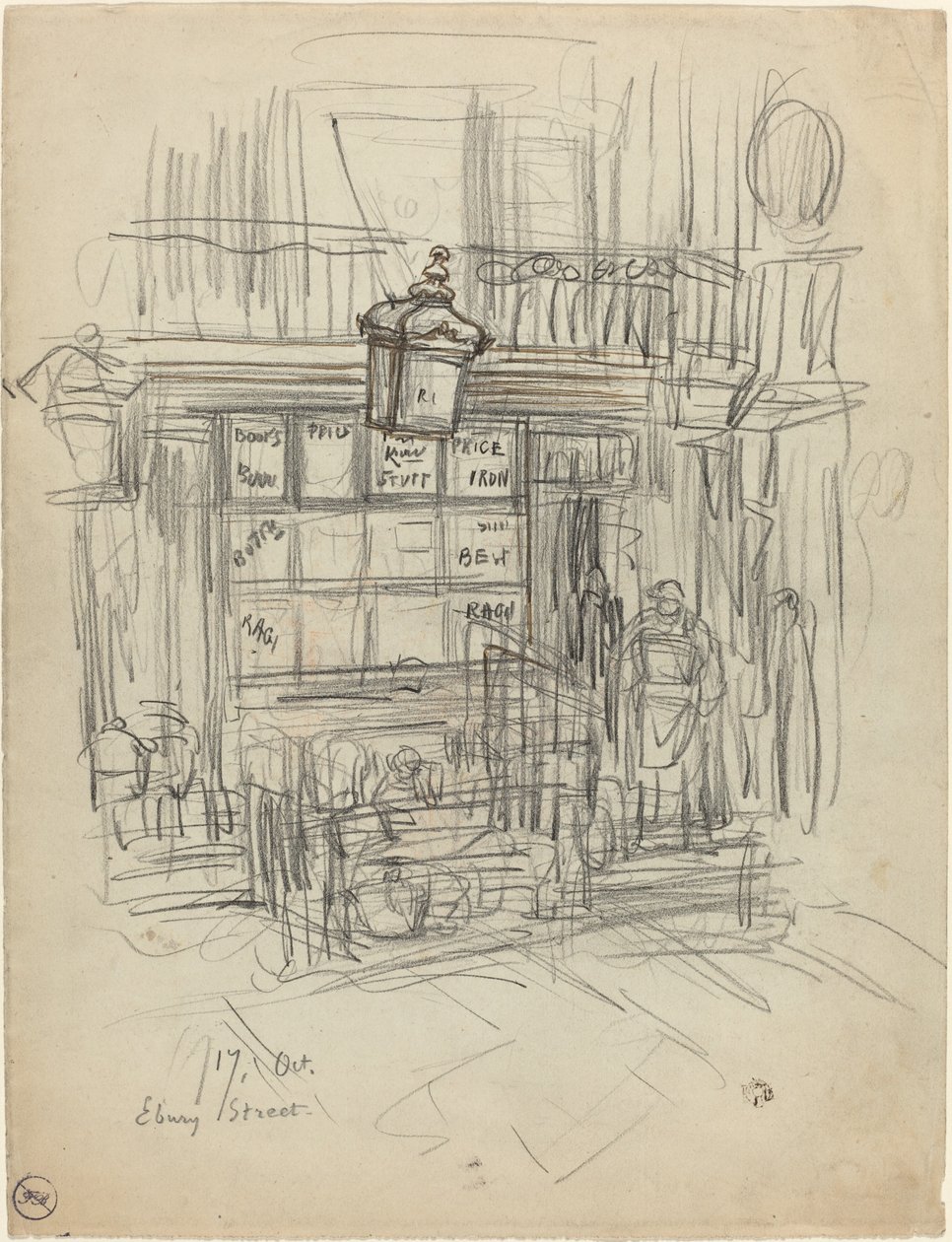 Rue Ebury - Felix Hilaire Buhot