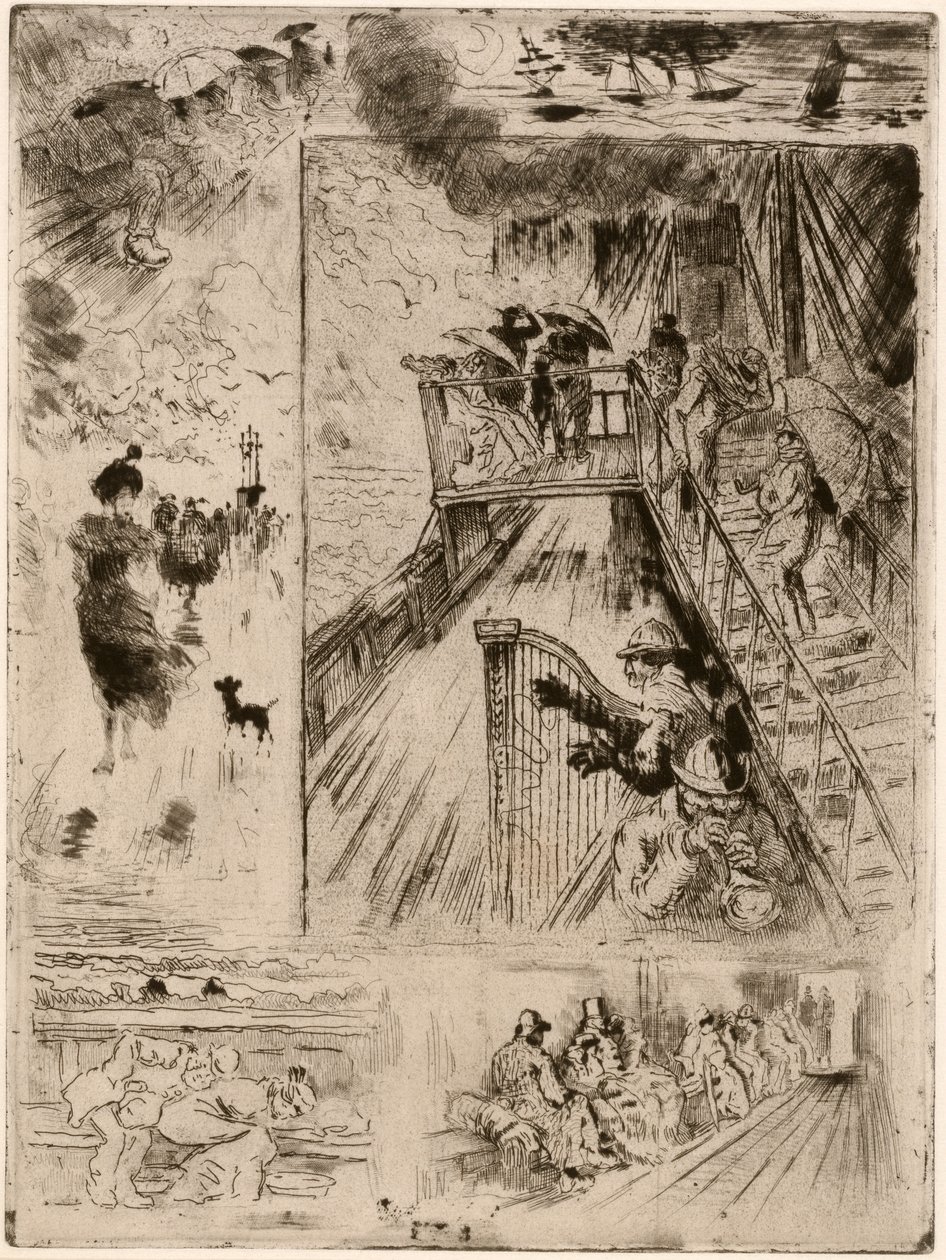 La Traversée - Felix Hilaire Buhot