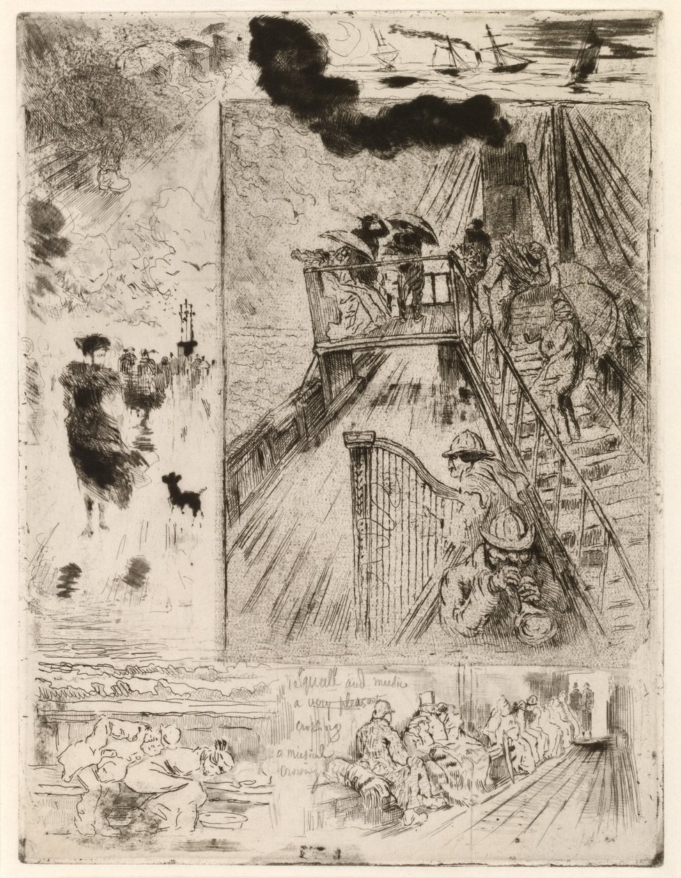 La Traversée, 1879-1885 - Felix Hilaire Buhot