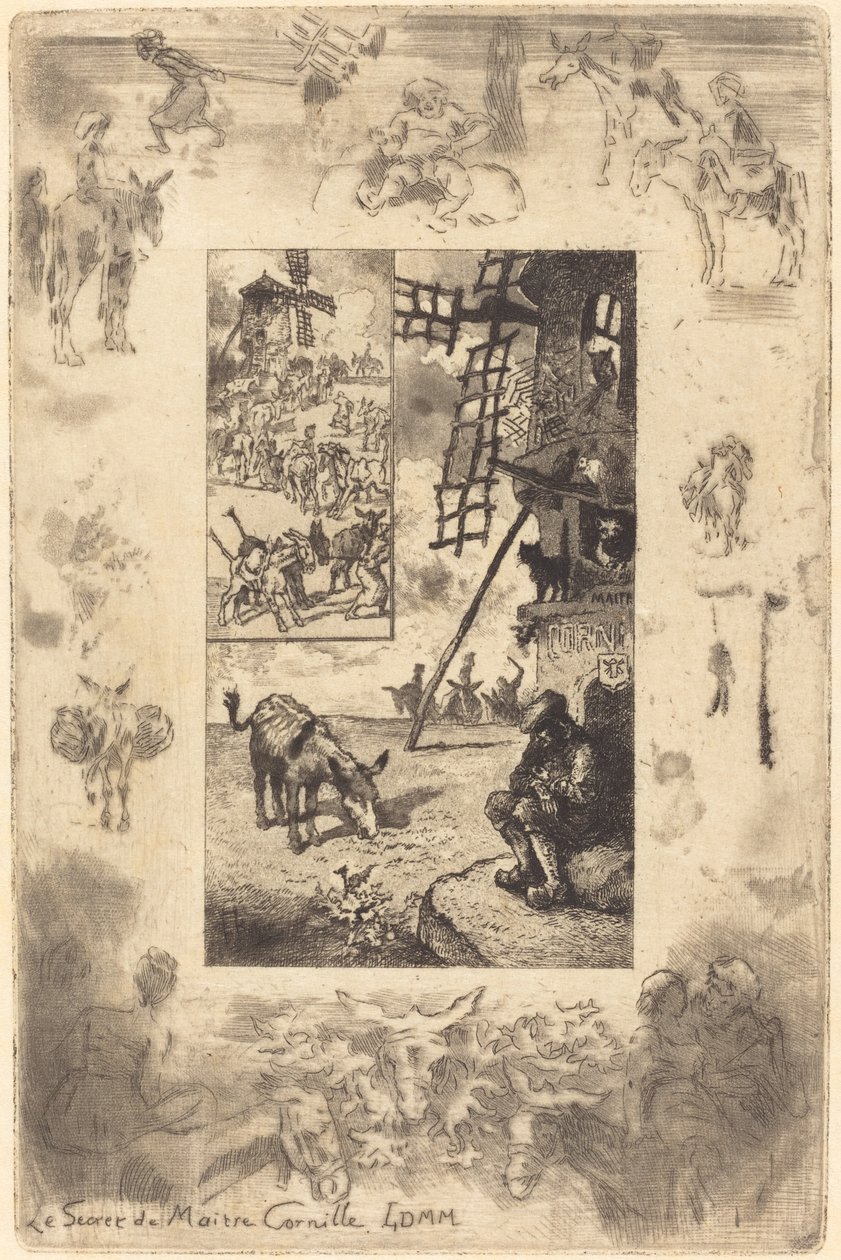 Le Secret du Maître Cornille, c. 1885 - Felix Hilaire Buhot
