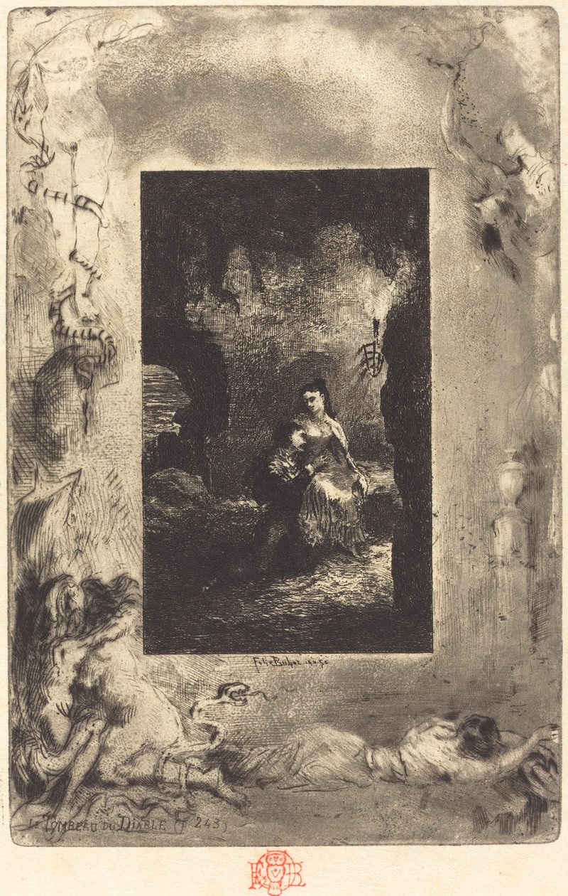 Le tombeau du Diable - Felix Hilaire Buhot
