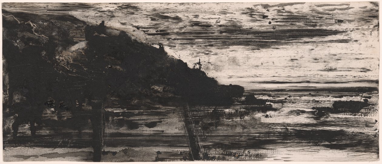 Paysage marin à Dinard - Felix Hilaire Buhot