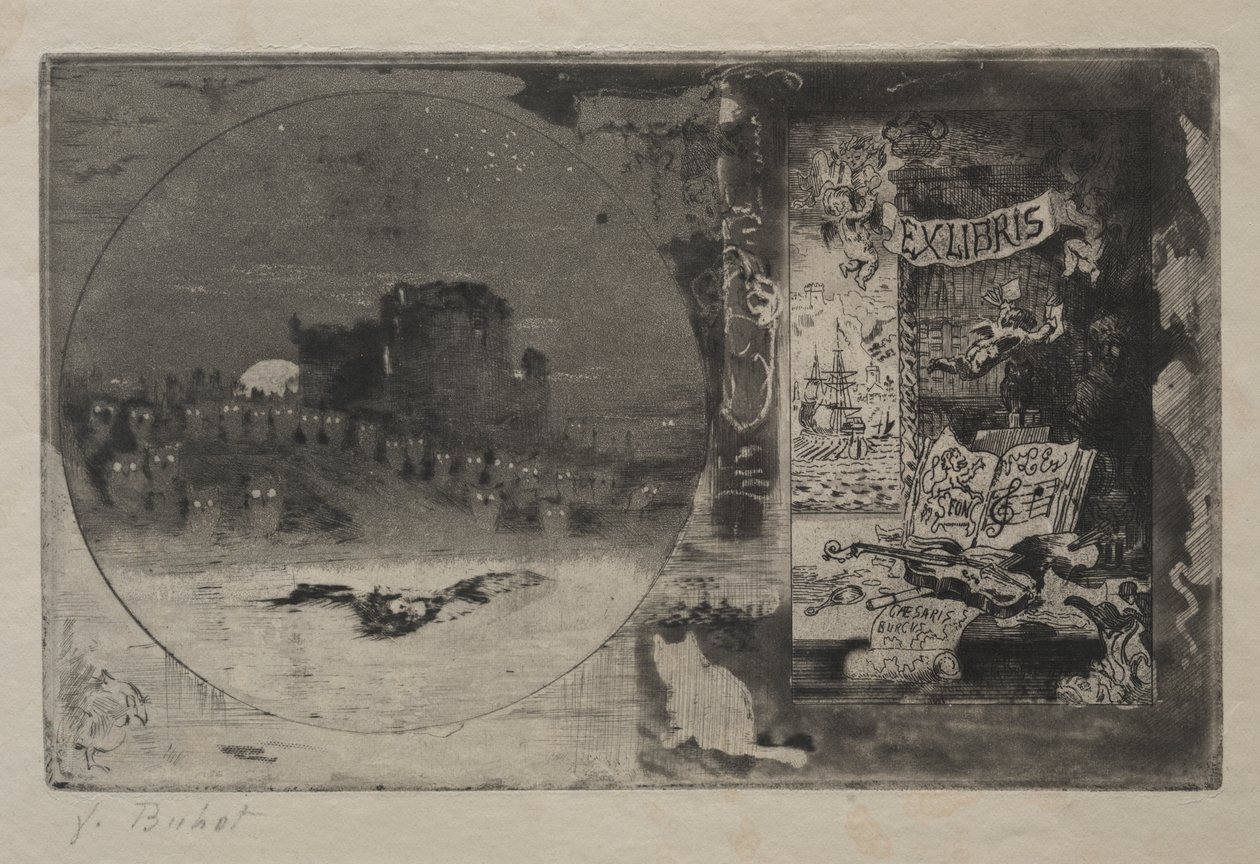 Le Château des Hiboux - Felix Hilaire Buhot
