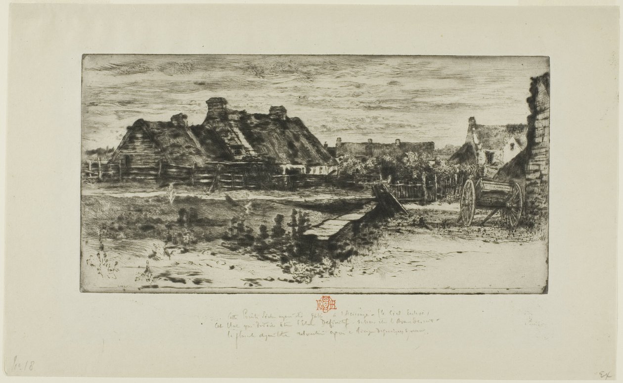Les Grandes Chaumières - Felix Hilaire Buhot